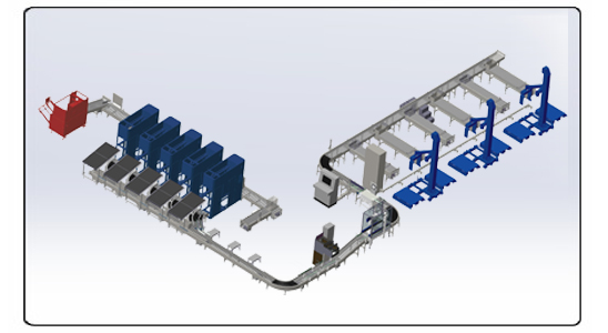 鸡蛋后道包装线